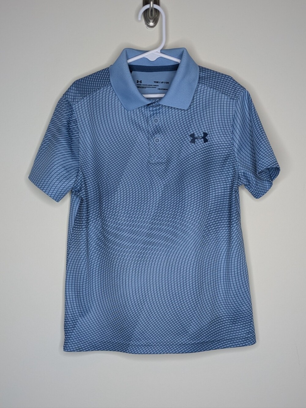 Under Armour Heatgear Blue Polo Shirt Small